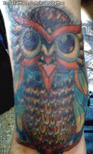 Tattoo photo Owls, Birds, Animals