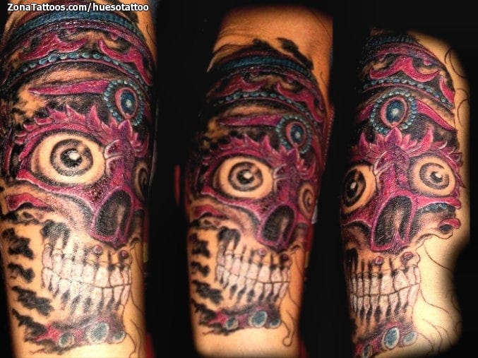 Foto de tatuaje Calaveras, Mexicanos