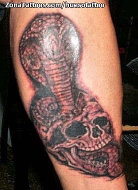 Foto de tatuaje Calaveras, Serpientes