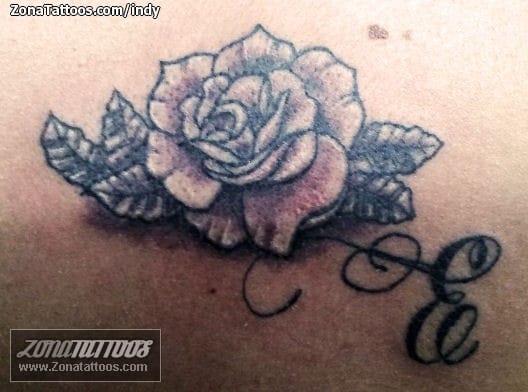 Tattoo photo Roses, Flowers