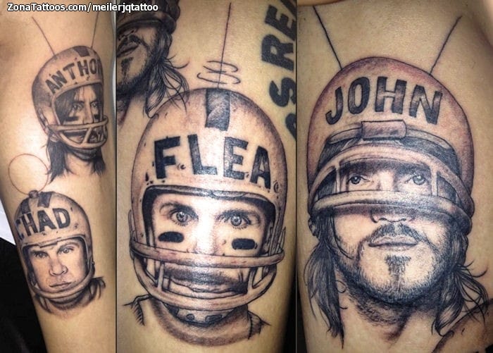 Tattoo photo Faces, Helmets