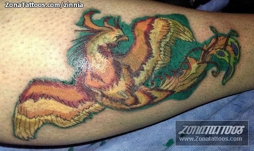 Tattoo photo Phoenix, Fantasy