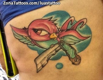 Foto de tatuaje Aves, Navajas, Animales