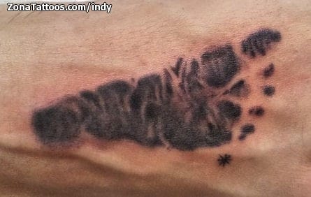 Tattoo photo Footprints