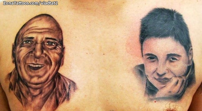 Foto de tatuaje Retratos, Rostros, Personas