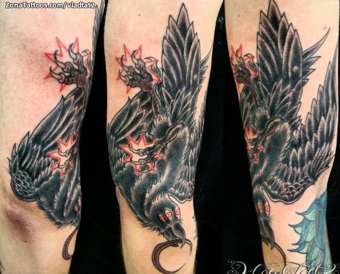 Foto de tatuaje Ave Fénix, Fantasía