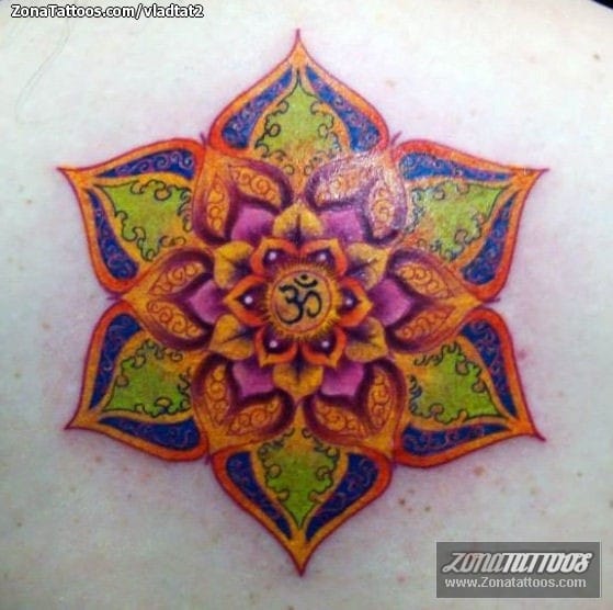 Tattoo photo Mandalas, Om