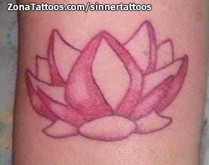 Foto de tatuaje Lotos, Flores