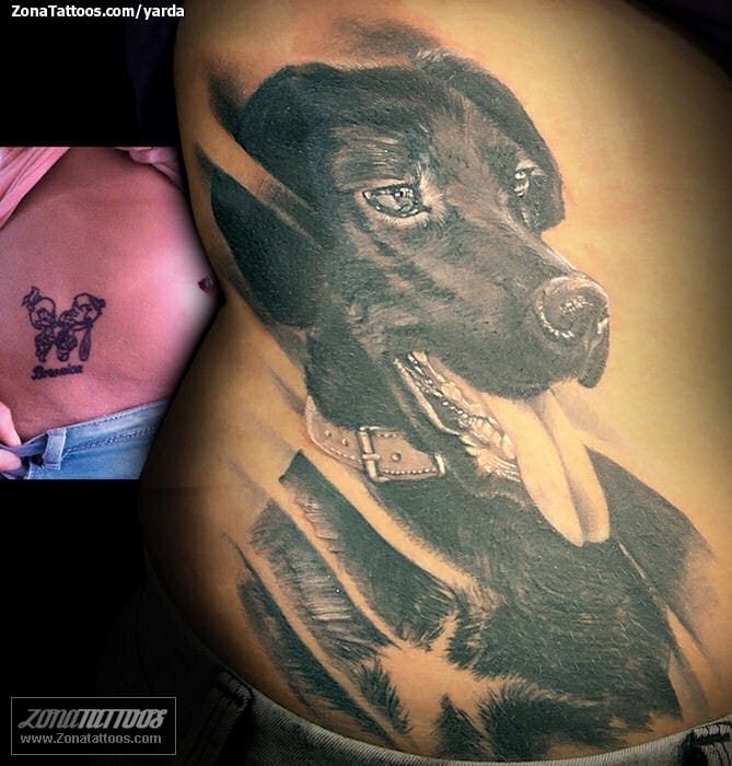 Foto de tatuaje Perros, Cover Up, Animales