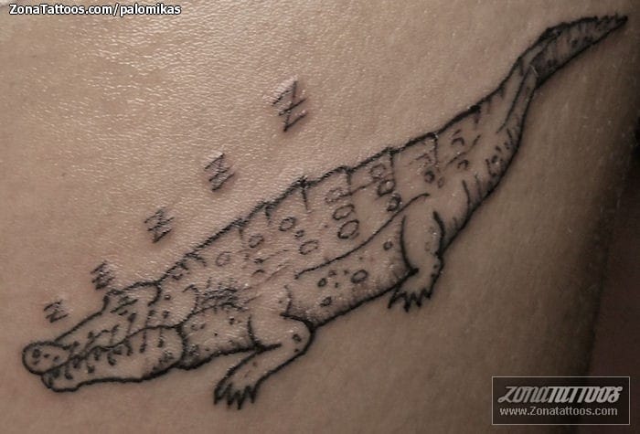 Foto de tatuaje Cocodrilos, Animales