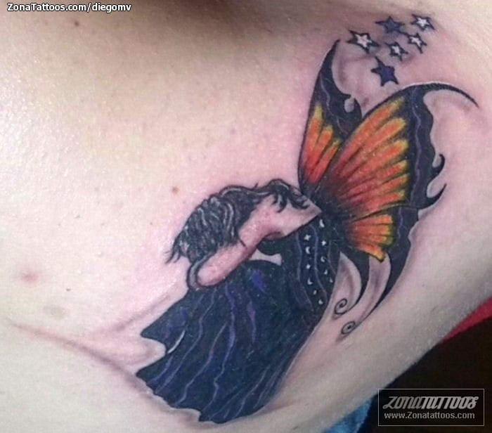 Foto de tatuaje Hadas, Fantasía