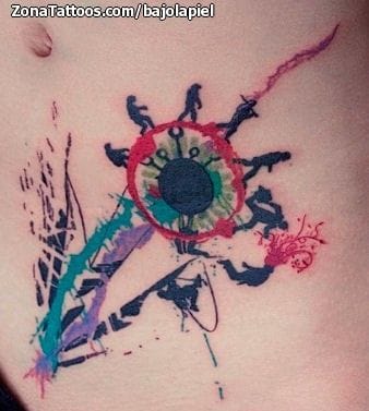 Foto de tatuaje Grunge, Siluetas