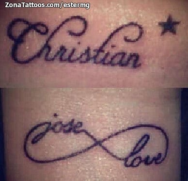 Tattoo photo Christian, José, Names