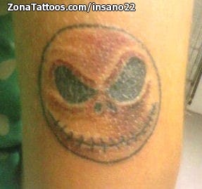 Foto de tatuaje Tim Burton, Jack Skellington