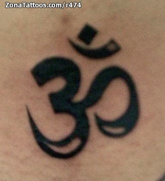 Tattoo photo Om