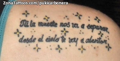 Tattoo photo Messages, Letters