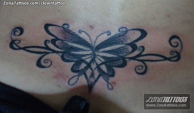 Foto de tatuaje Mariposas, Filigranas, Insectos