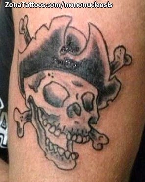 Foto de tatuaje Calaveras, Piratas