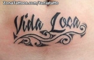 Tattoo photo Messages, Letters, Flourish