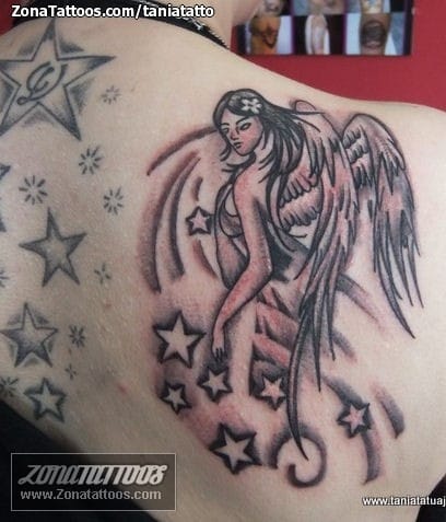 Foto de tatuaje Hadas, Estrellas, Fantasía