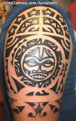 Tattoo photo Maori, Arm