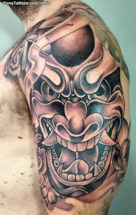 Foto de tatuaje Demonios, Orientales, Brazo