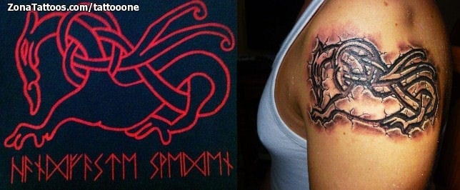 Foto de tatuaje Dragones