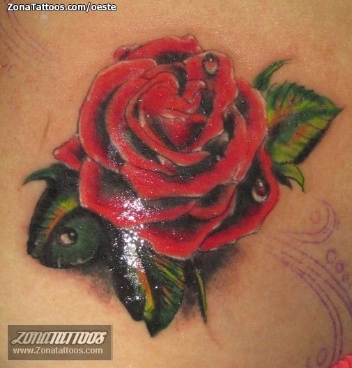 Tattoo photo Roses, Flowers