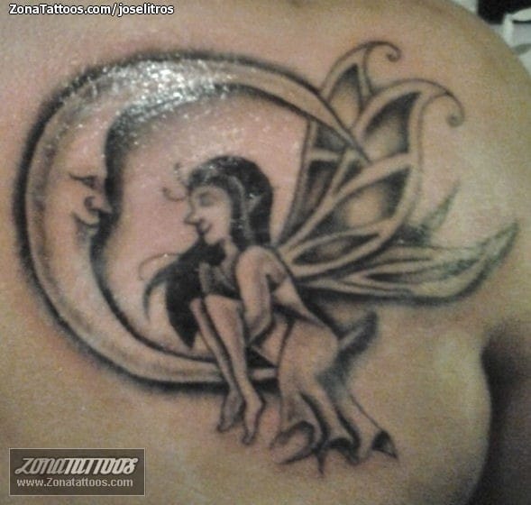 Tattoo photo Fairies, Moons, Fantasy