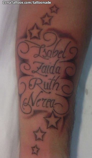 Tattoo photo Isabel, Nerea, Names