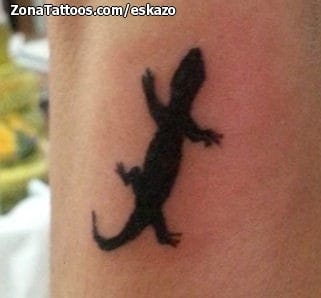 Foto de tatuaje Lagartos, Animales