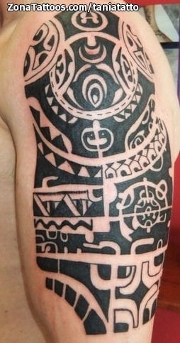 Tattoo photo Maori, Arm