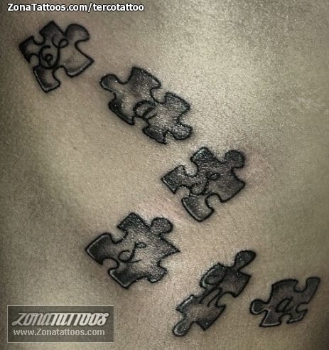 Tattoo photo Puzzles, Initials, Letters