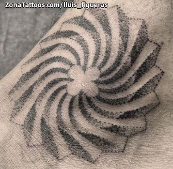 Tattoo photo Pointillism