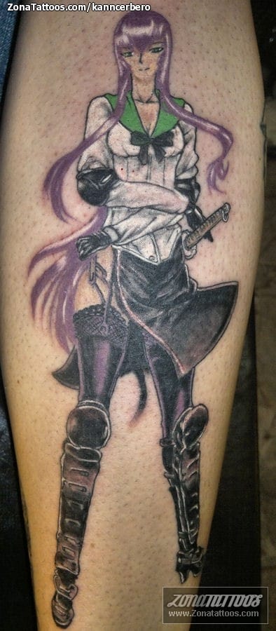 Tattoo photo Girls, Asian, Manga