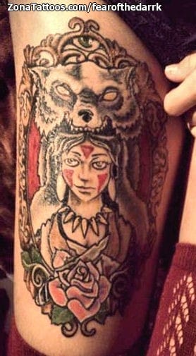 Tattoo photo Wolfs, Faces, People