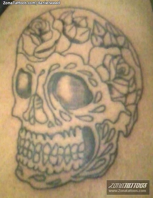 Foto de tatuaje Sugar Skull