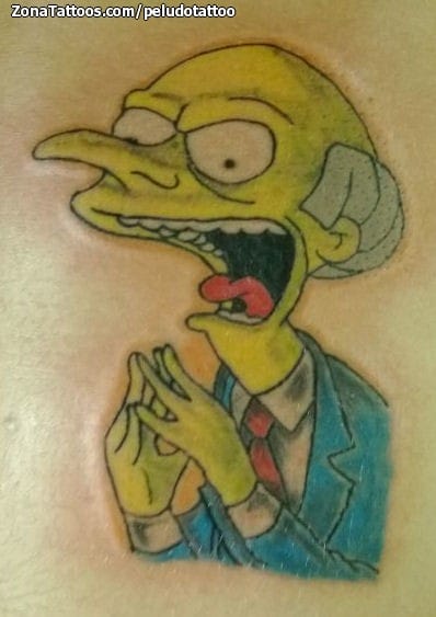 Foto de tatuaje Los Simpson, Series de TV