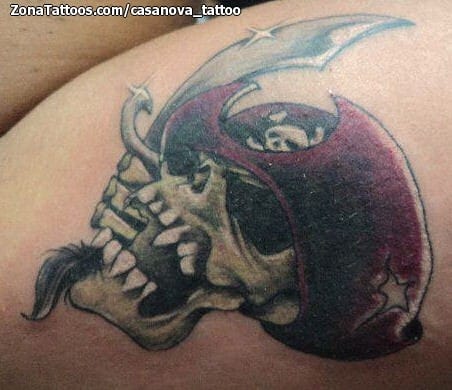 Foto de tatuaje Piratas, Calaveras