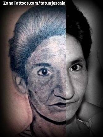 Foto de tatuaje Rostros, Retratos, Personas