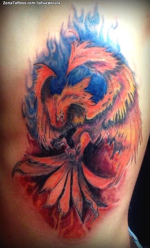 Tattoo photo Phoenix, Fantasy