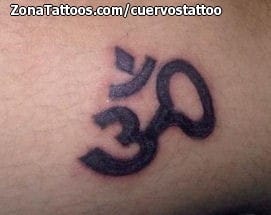 Foto de tatuaje Om