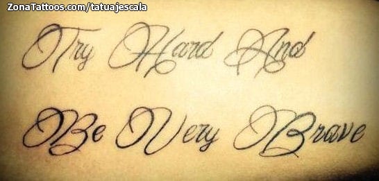 Foto de tatuaje Letras, Frases