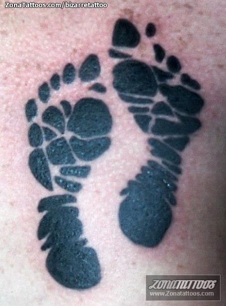 Tattoo photo Footprints