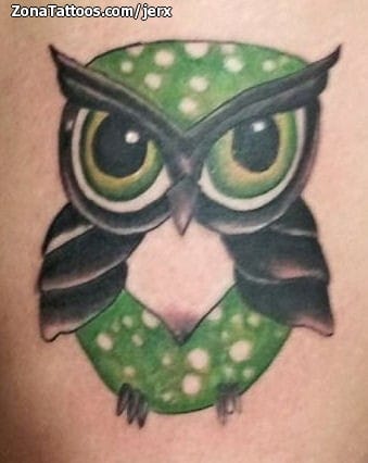 Tattoo photo Owls, Birds, Animals