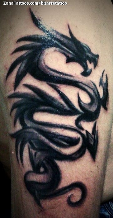 Foto de tatuaje Dragones, Fantasía