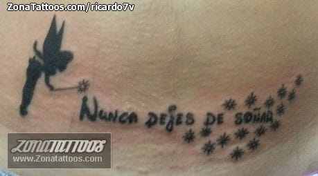 Foto de tatuaje Hadas, Frases, Letras