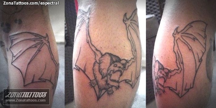 Tattoo photo Bats, Animals