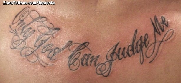 Foto de tatuaje Letras, Frases