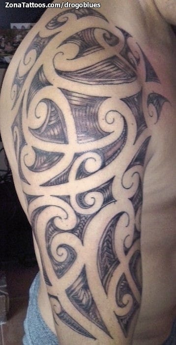 Foto de tatuaje Maoríes, Brazo
